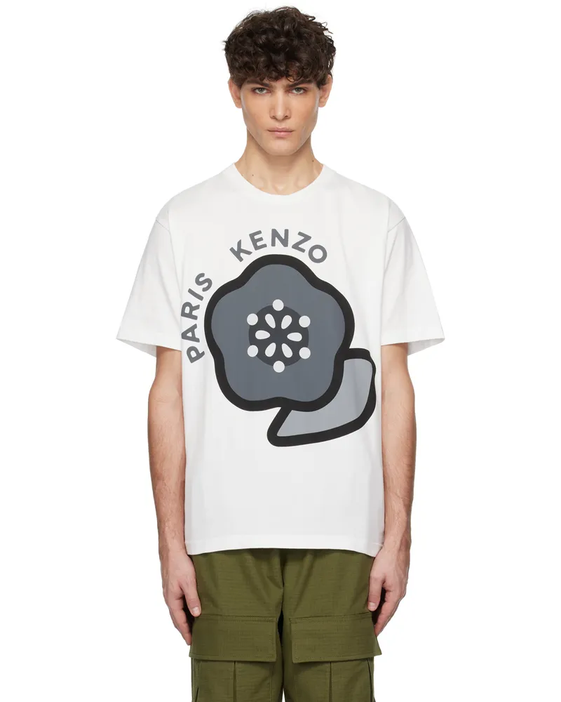 Kenzo White Kenzo Paris 'Kenzo Pop' T-shirt 02