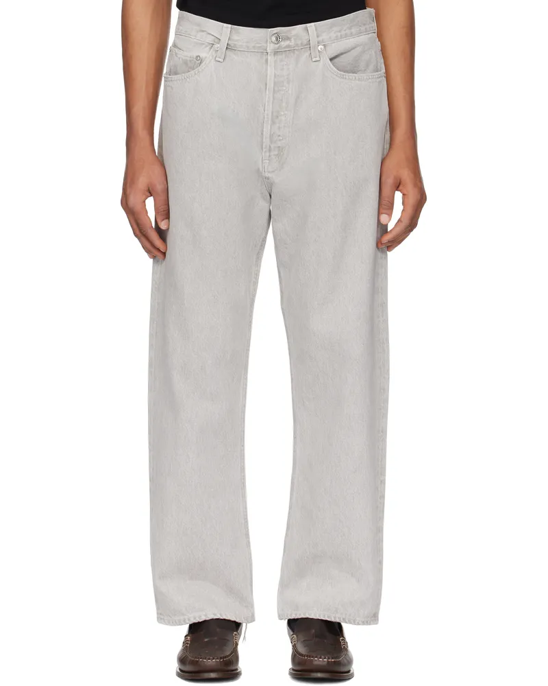 AGOLDE Gray 90's Jeans Rain