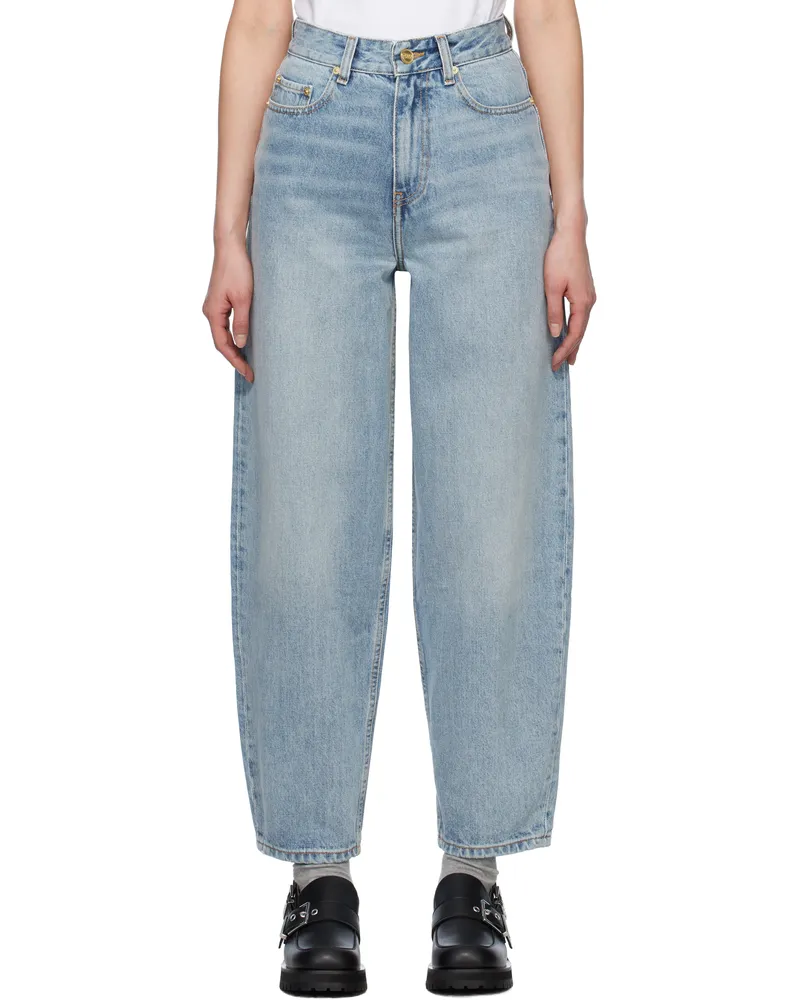 Ganni Blue Stary Jeans 565