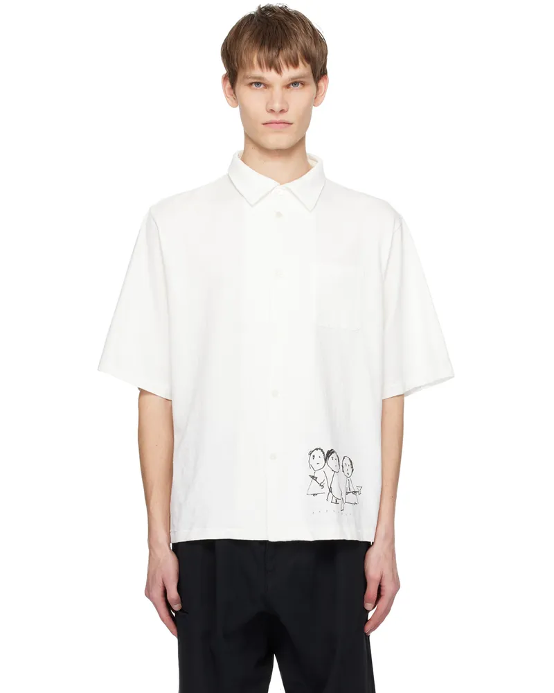 Undercover Off-White Graphic Polo Off