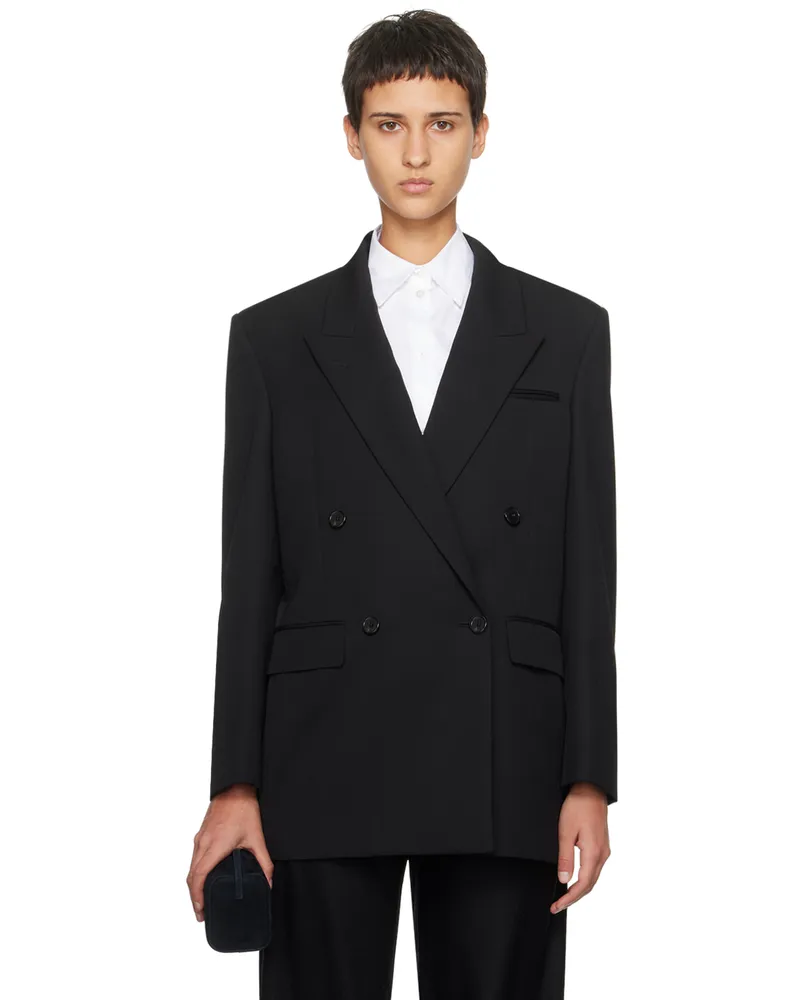 The Row Black Myriam Blazer Black