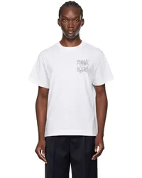 Simone Rocha White Ribbon Logo T-Shirt White