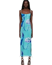 Miaou SSENSE Exclusive Blue Thais Maxi Dress Blue