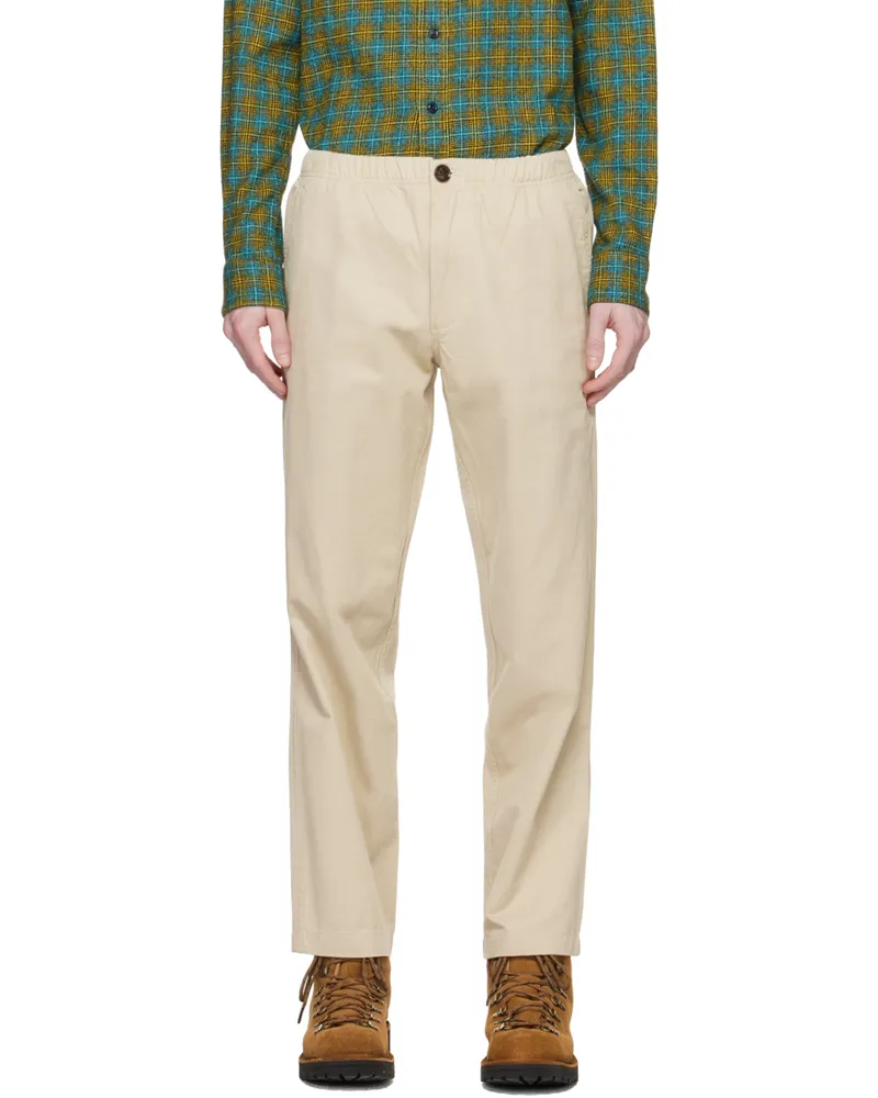Adsum Beige Bank Trousers Beige