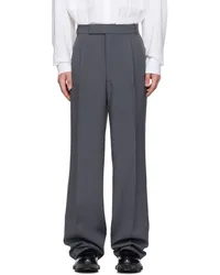 FRANKIE Shop Gray Beo Trousers Charcoal