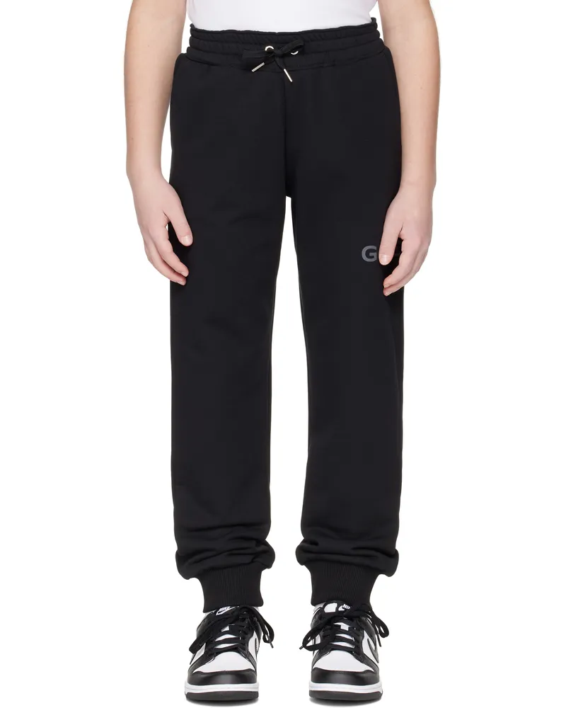 Givenchy Kids Black 'Givenchy' Jogger Sweatpants 09b