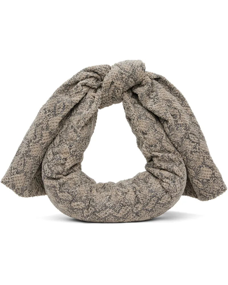 Strongthe Beige Padded Wraparound Waist Bag Beige