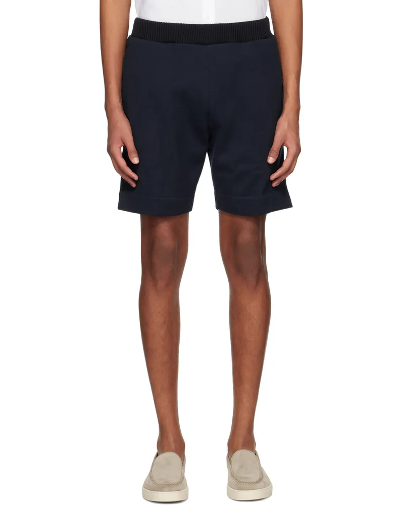 Massimo Alba Navy Bryan Shorts Blu