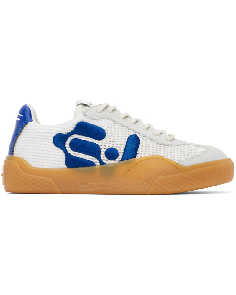 Eytys Gray & Blue Santos Sneakers Mesh