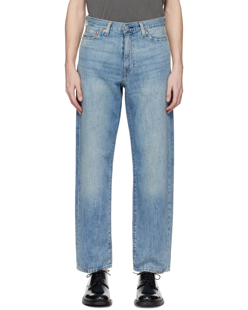 Levi's Blue 568 Loose Linen+ Jeans At