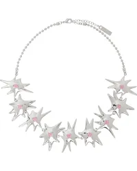 Collina Strada Silver & Pink Starry Necklace Soft