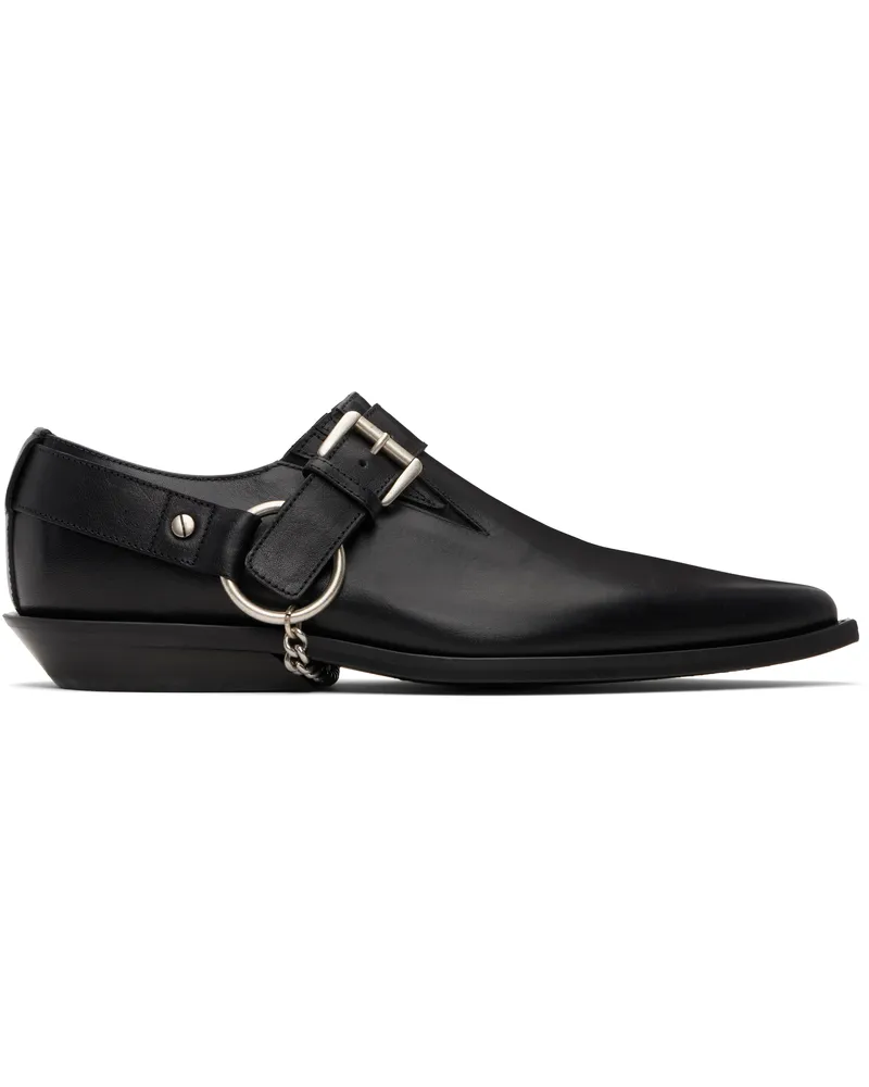 Ann Demeulemeester Black Danby Pointy Cowboy Loafers Black