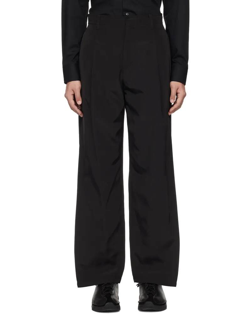lesugiatelier Black Work Trousers Black
