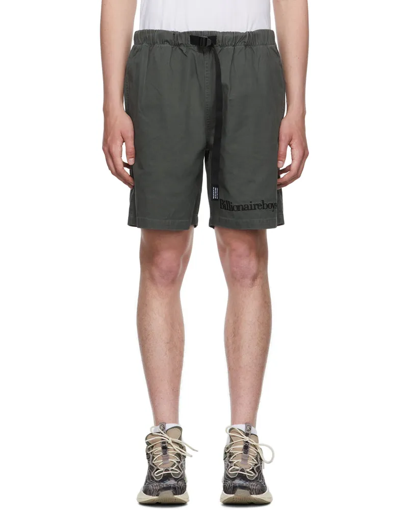 Billionaire Boys Club Khaki Belted Shorts Dark