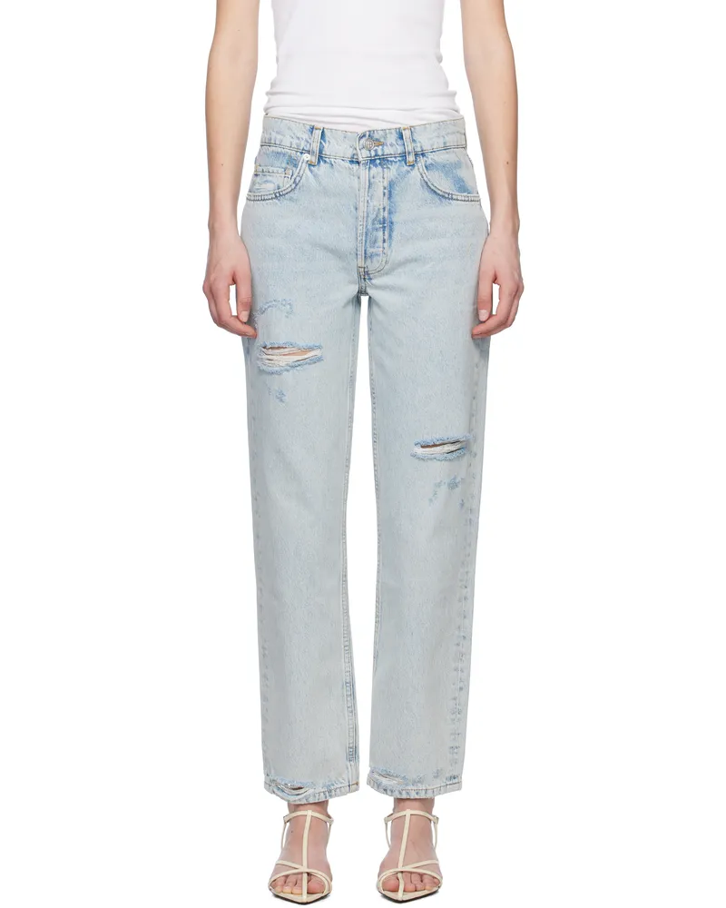 Anine Bing Blue Kate Jeans Washed