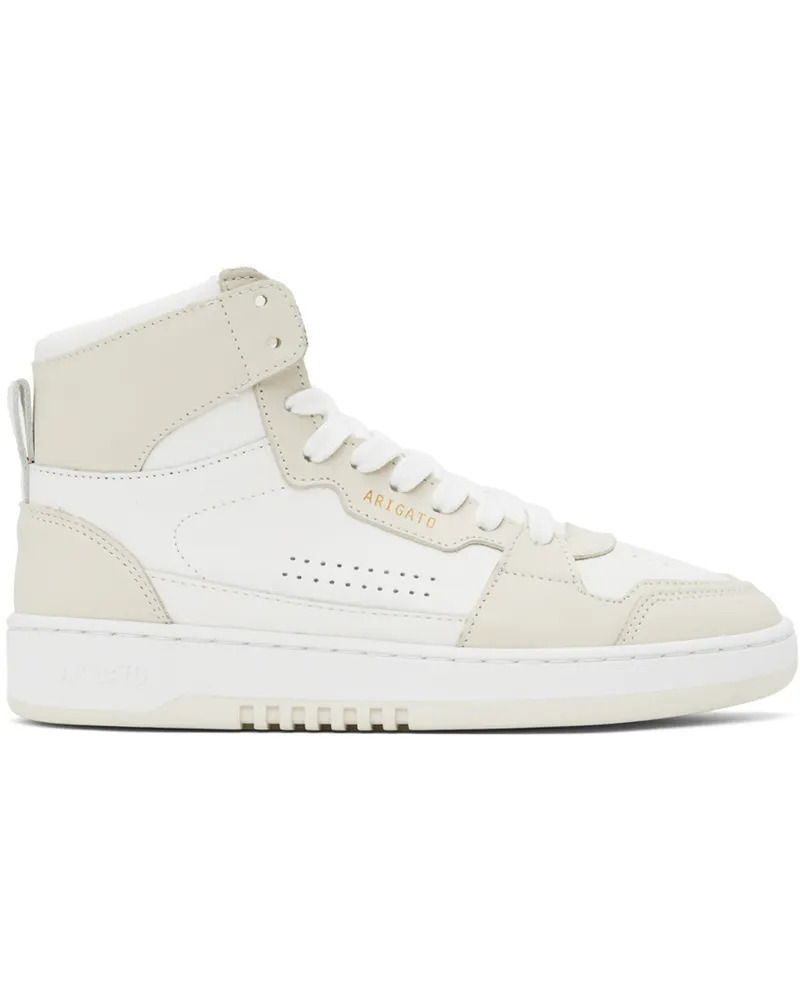 Axel Arigato Off-White & Beige Dice Hi Sneakers White