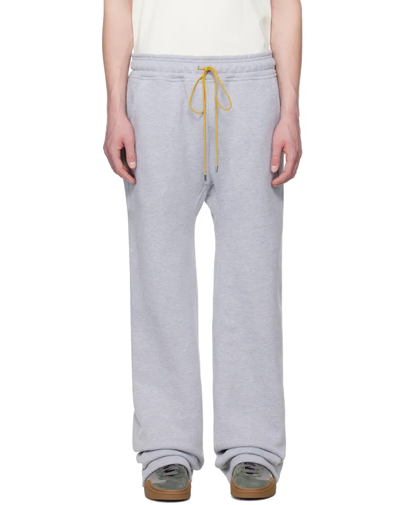RHUDE Gray Classique Sweatpants Heather