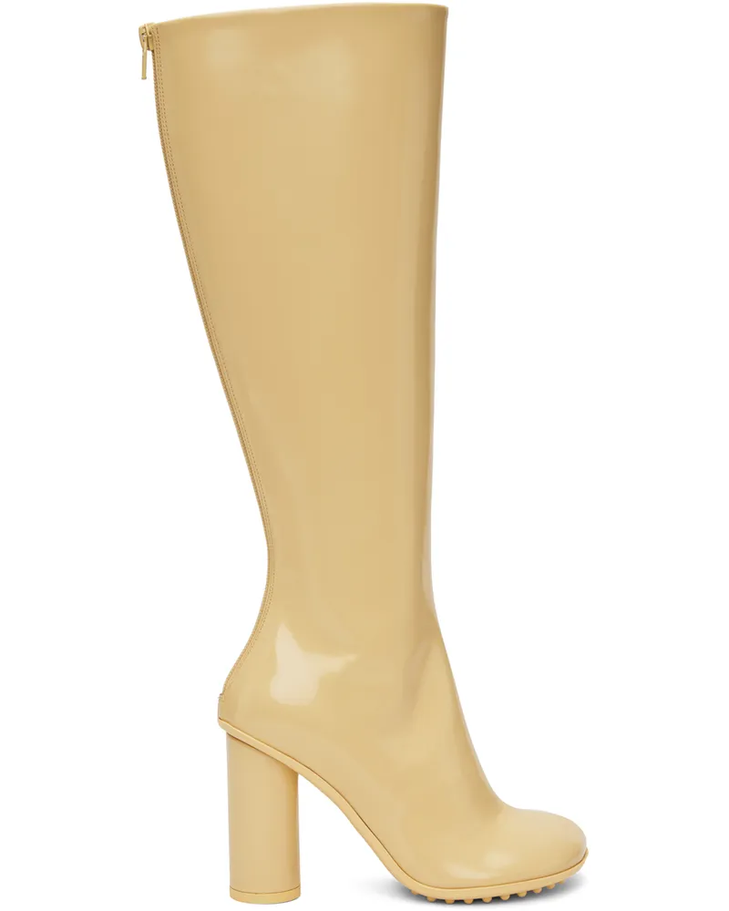 Bottega Veneta Yellow Atomic Tall Boots 7743