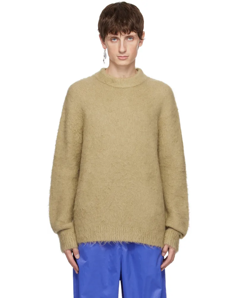 Acne Studios Beige Crewneck Sweater Cql