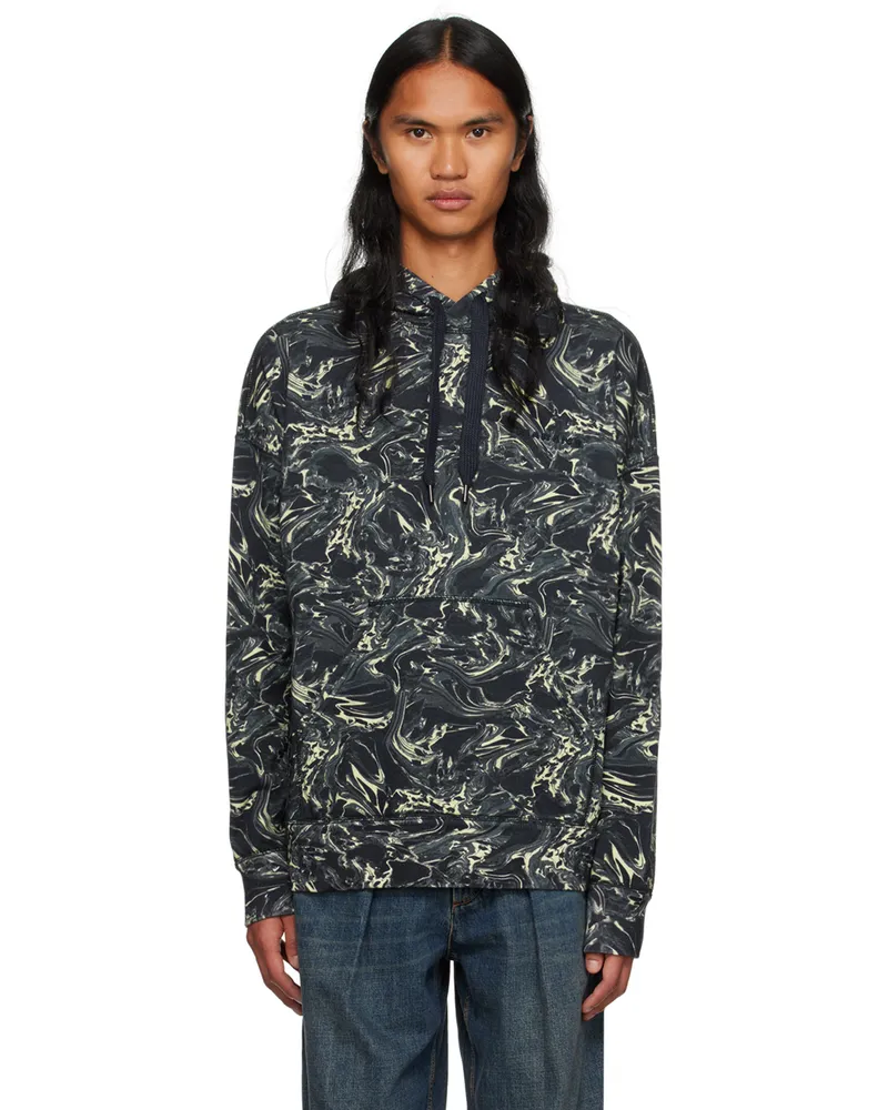 Isabel Marant Navy Marvin Hoodie 30fn