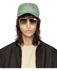 Ermenegildo Zegna Green Technical Fabric Baseball Cap Gngreen