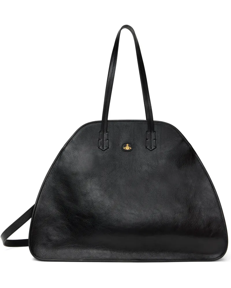 Vivienne Westwood Black Yasmina Large Duffle Bag Ss25-n401
