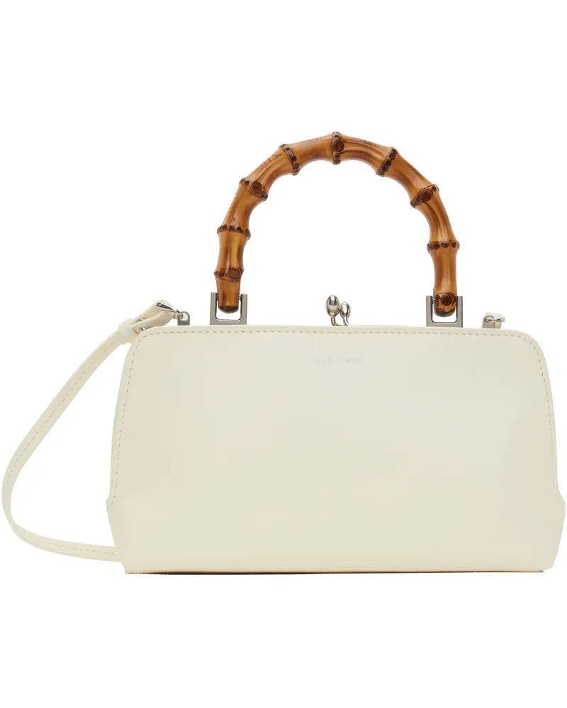 Jil Sander Off-White Goji Bamboo Mini Bag 106