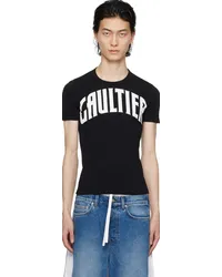 Jean Paul Gaultier Black 'The Gaultier' T-Shirt 0001-black