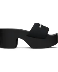 Alexander Wang Black AW Platform Heeled Sandals Black