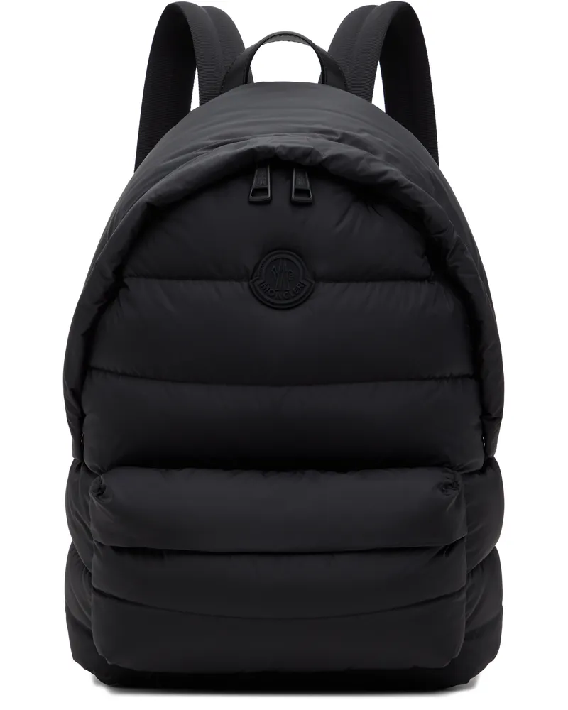 Moncler Black Pierrick Down Backpack 999
