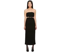 Black Amaia Midi Dress