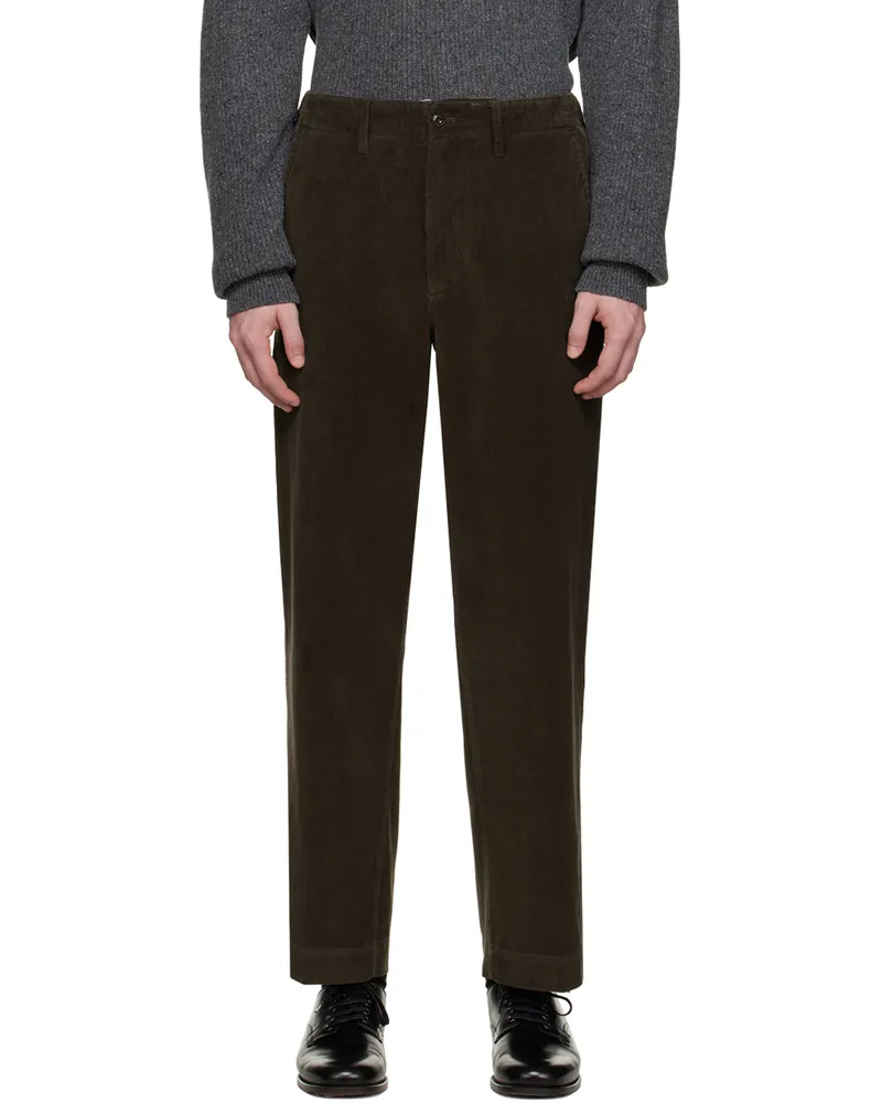 Pottery Brown Wide Trousers Bw