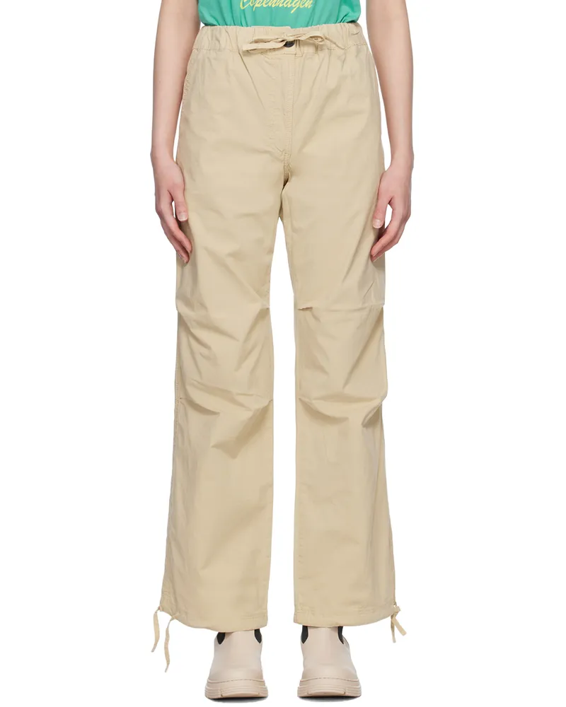 Ganni Khaki Drawstring Trousers 531