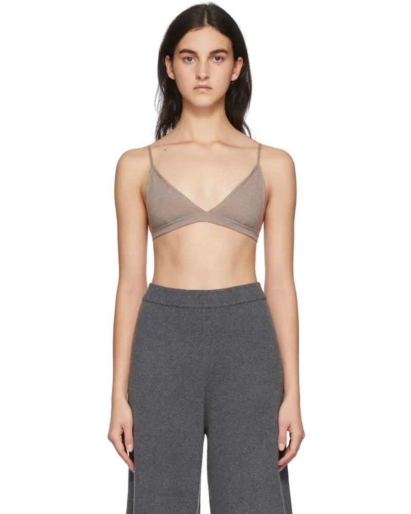 Joseph Brown Stretch Cashmere Bralette 0102