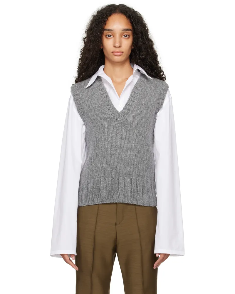 YMC Gray Heidi Vest 01-grey