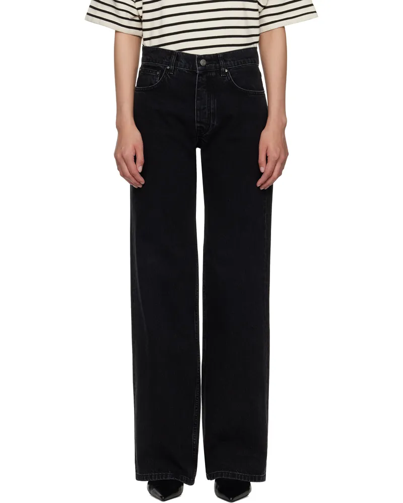 Anine Bing Black Hugh Jeans Vintage