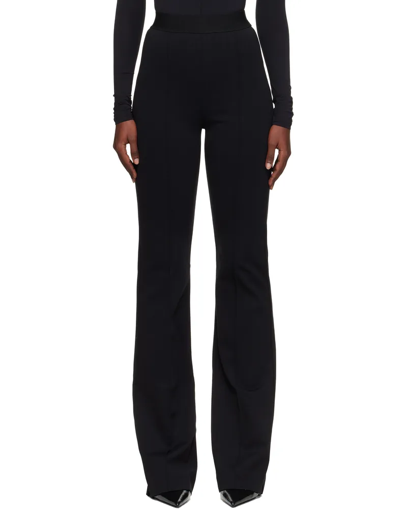 WARDROBE.NYC Black Rosie Huntington-Whiteley Edition Flared Trousers Black