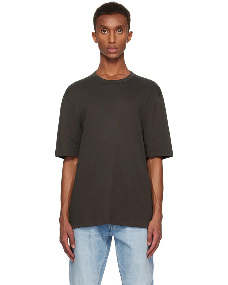 Helmut Lang Brown Apex T-shirt Espresso