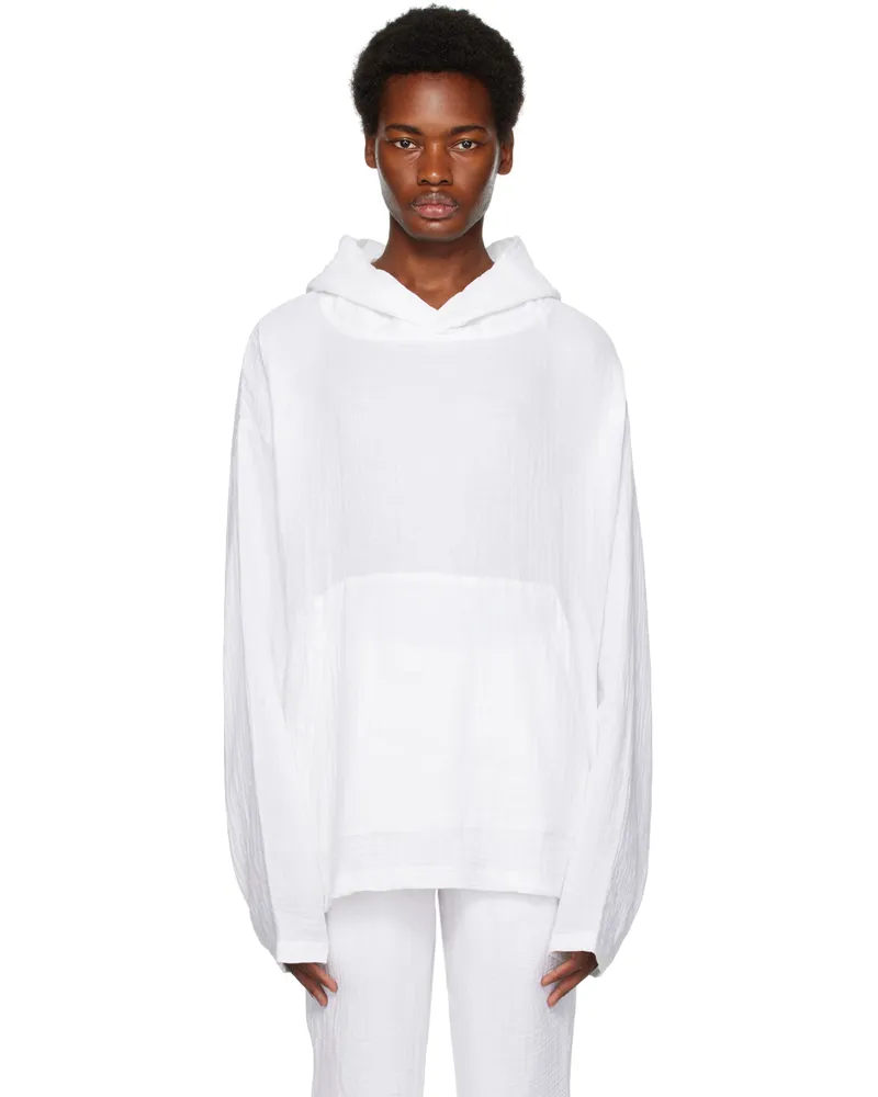TRUE TRIBE White Joe Hoodie White