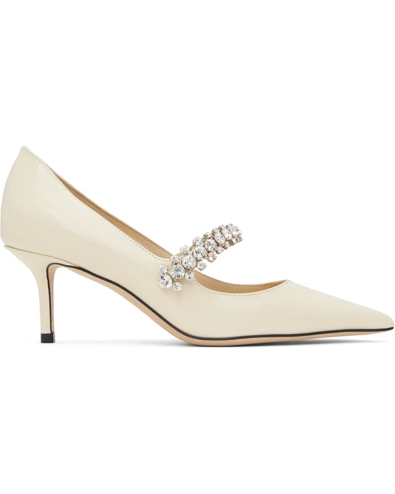 Jimmy Choo Beige Bing Pump 65 Heels Linen
