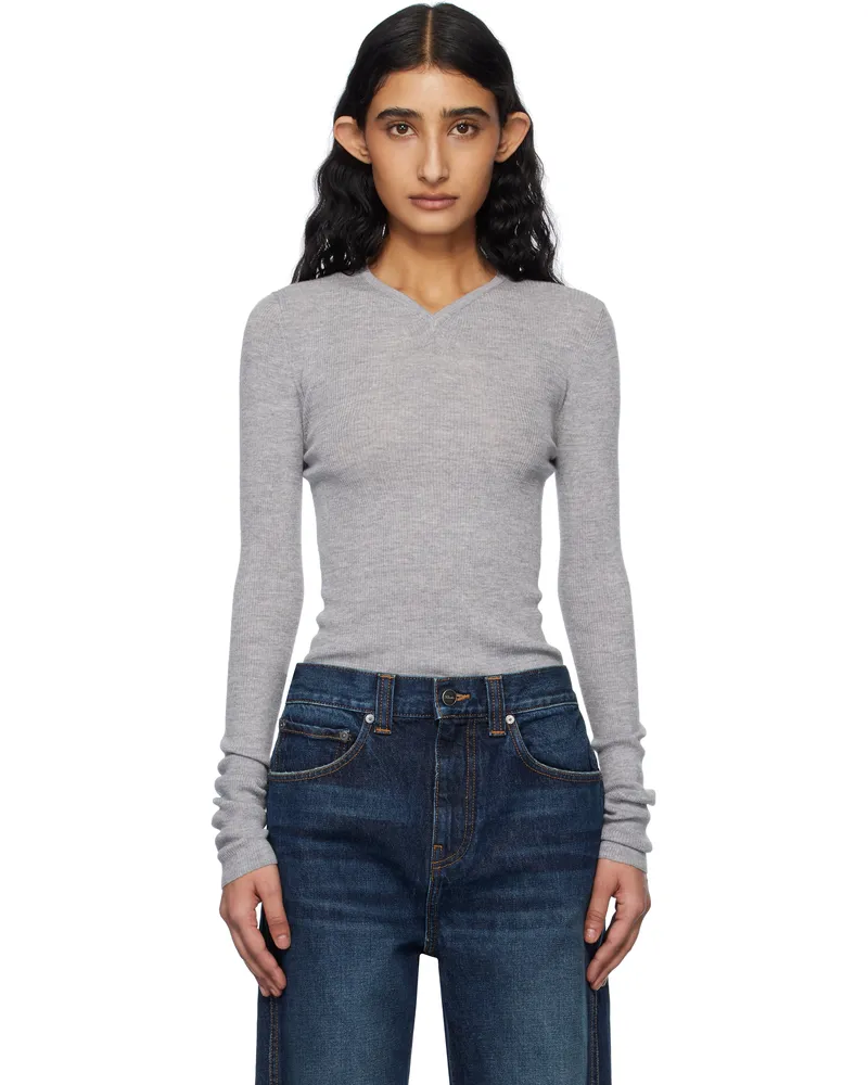 KHAITE Gray Tania Top 285