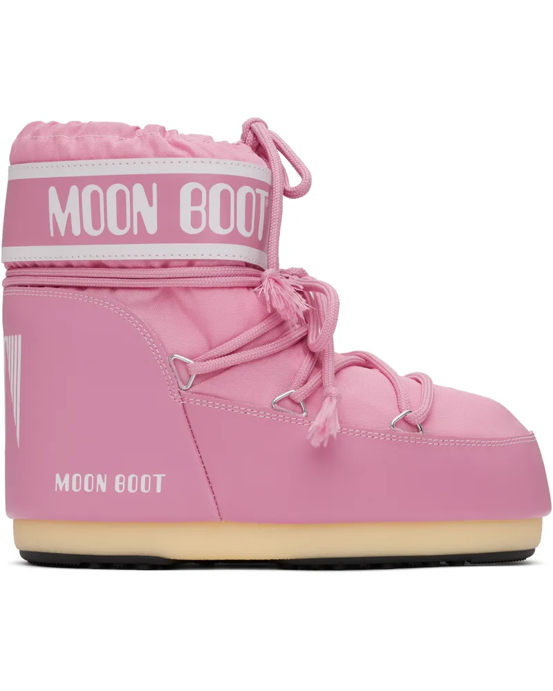 Moon Boot Pink Icon Low Nylon Boots J001