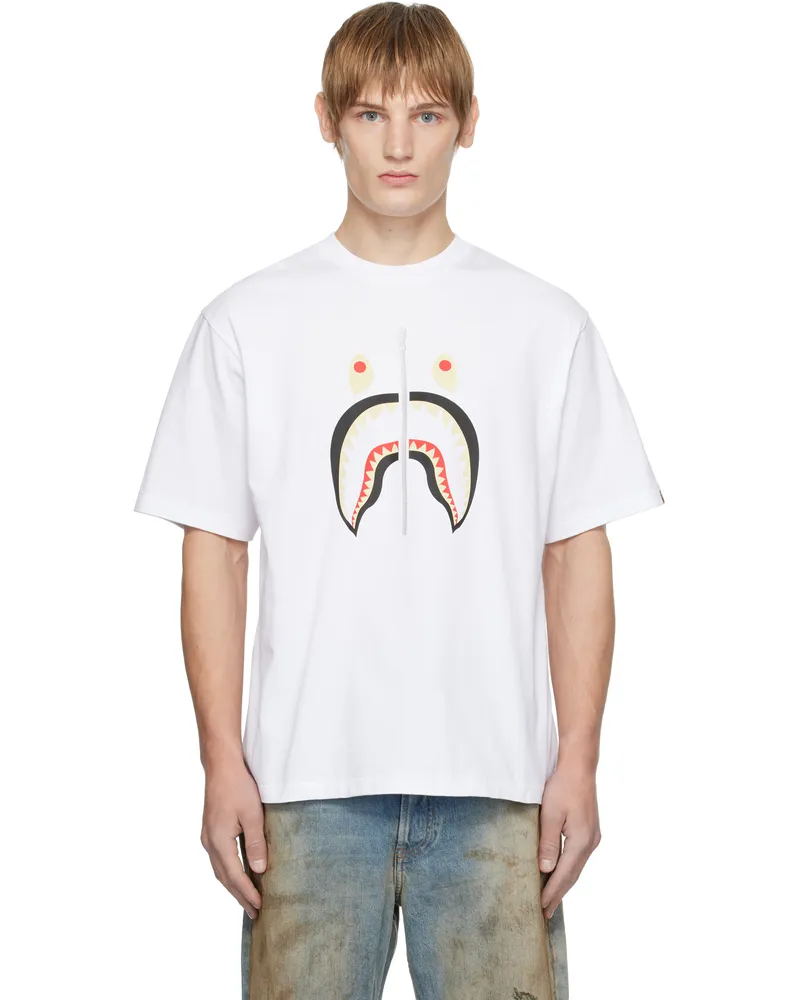 BAPE White Shark China T-shirt Wht-white