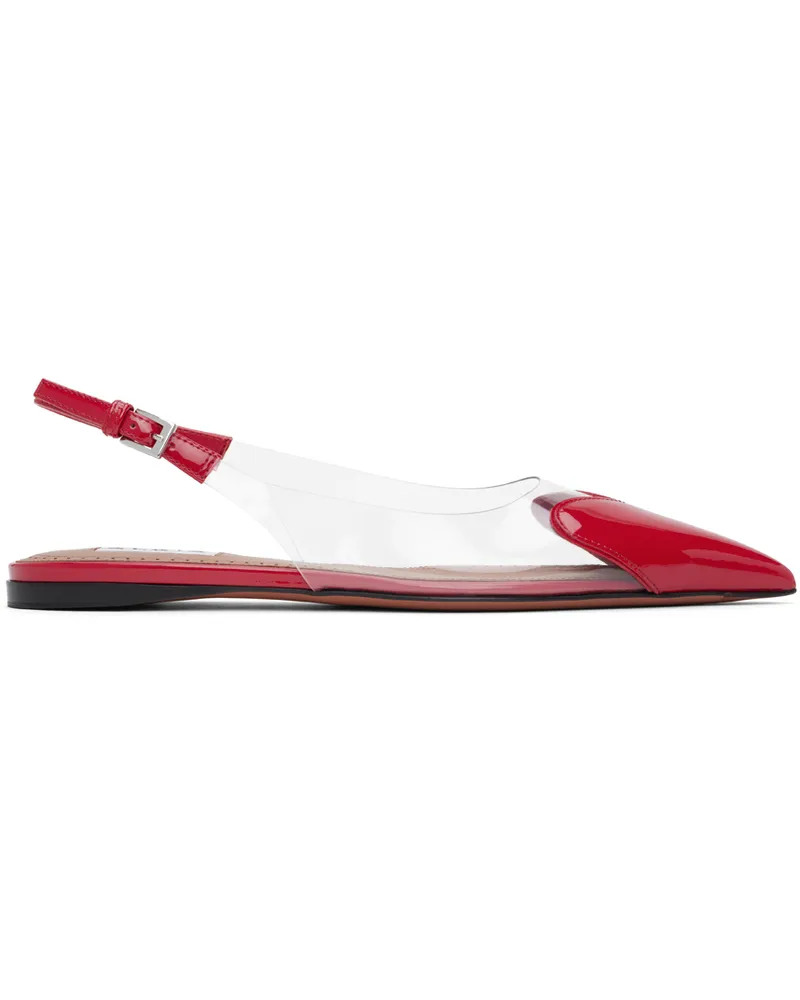 Alaïa Red 'Le Cœur' Ballerina Flats 331