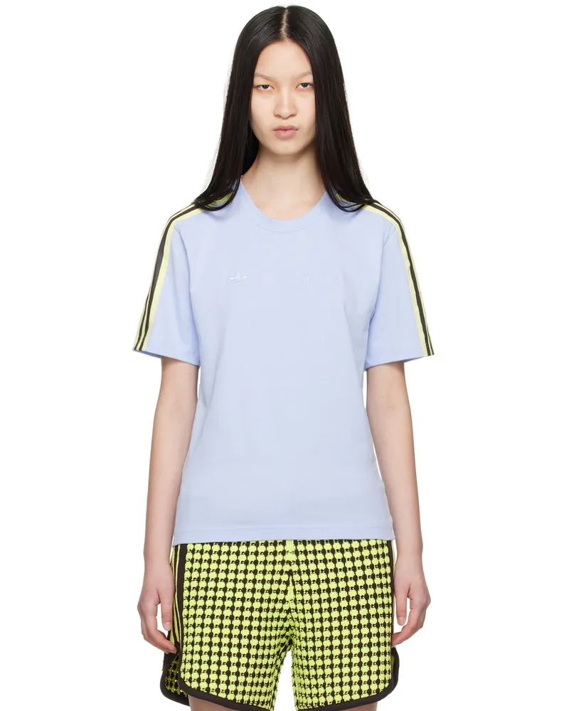 Wales Bonner Blue adidas Originals Edition T-Shirt Blue
