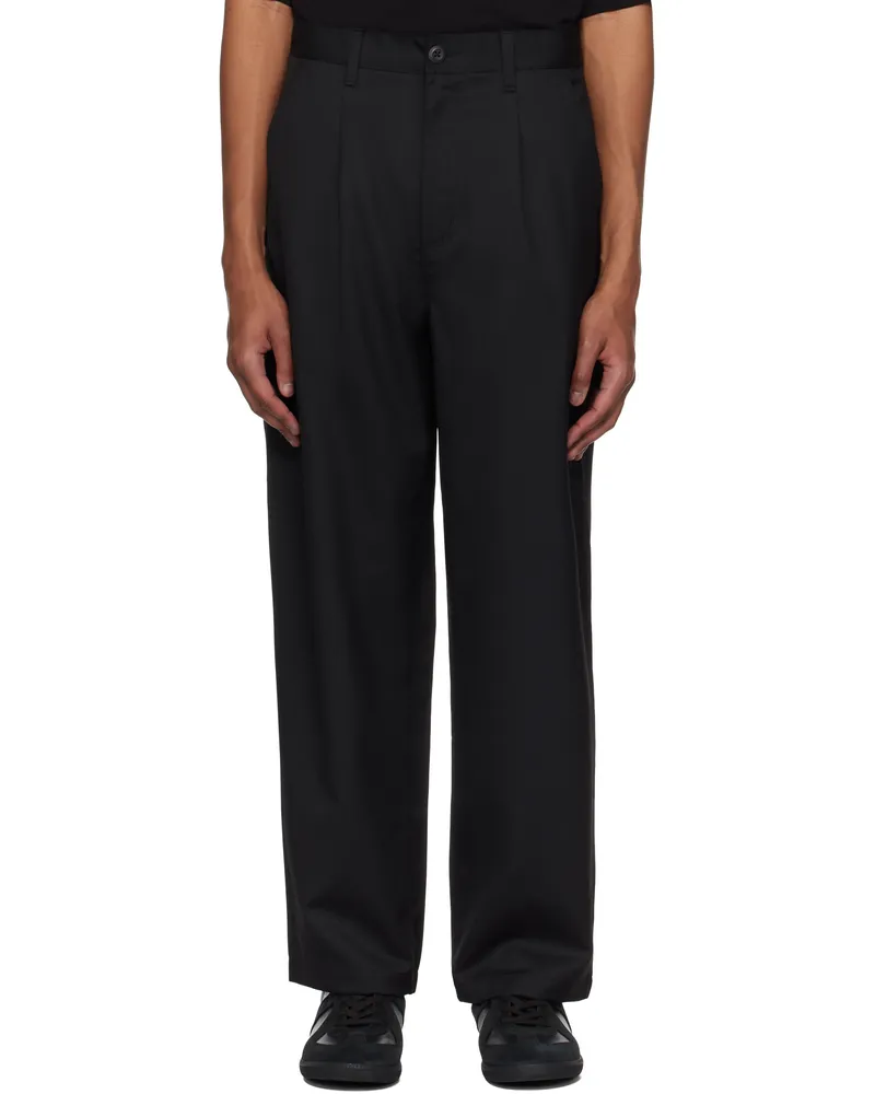 Carhartt WIP Black Seaton Trousers 89xx