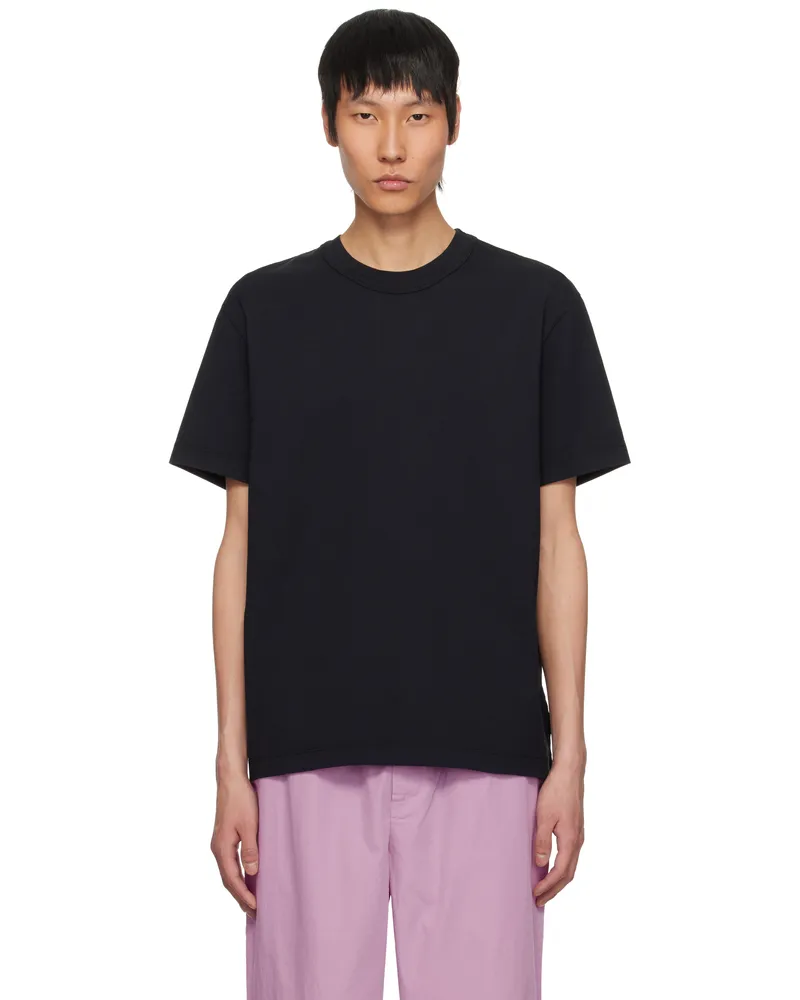 TEKLA Black Sleeping T-shirt Black