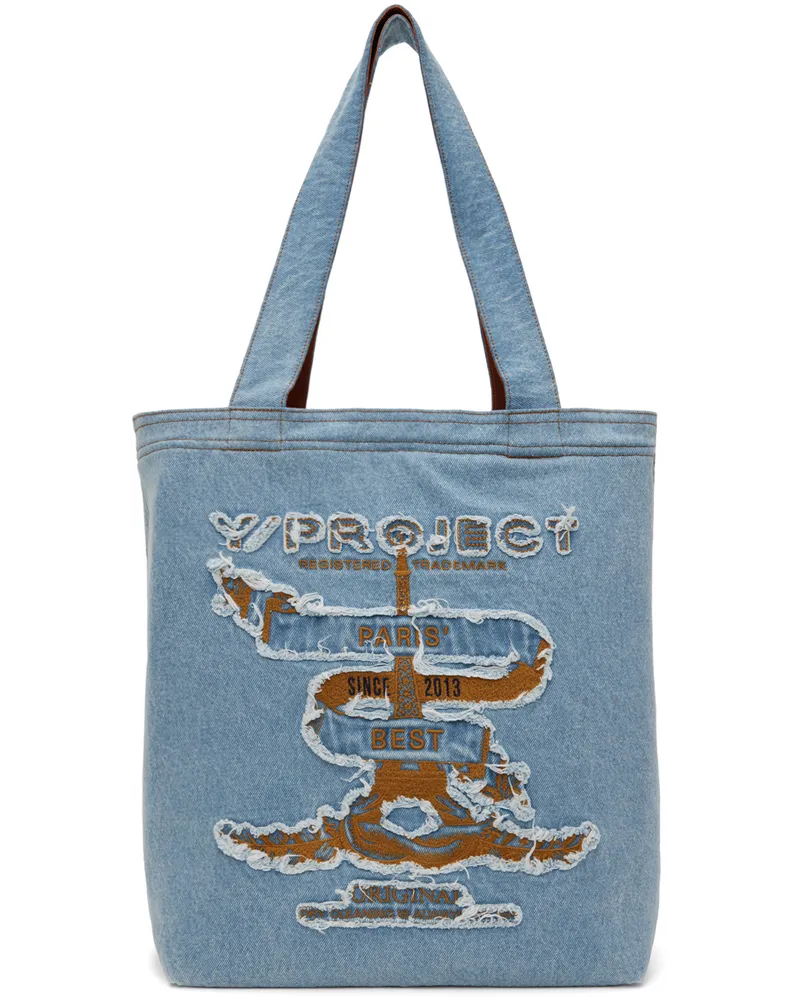 Y/PROJECT Blue Paris' Best Tote O_zone