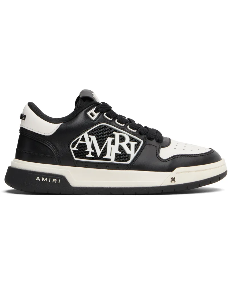 Amiri Black & White Classic Low Sneakers Black