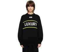 Black 'Luxury' Sweater